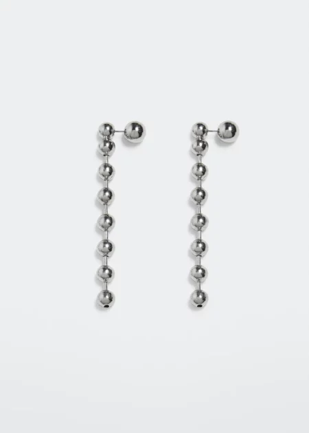 Faceted crystal hoop earrings