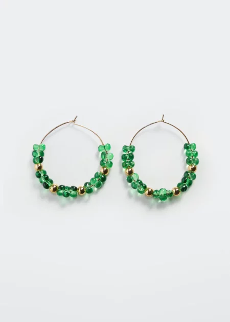 Beaded double necklace